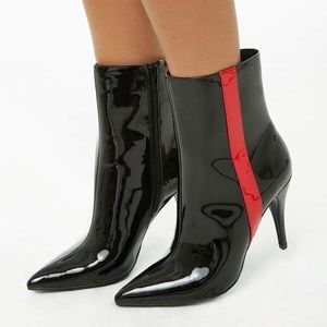 Red stripe boots Clearance